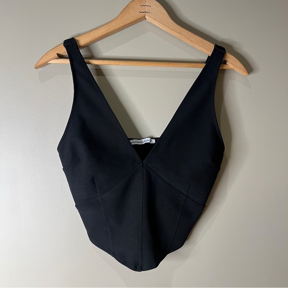 Abercrombie Structured Black Top